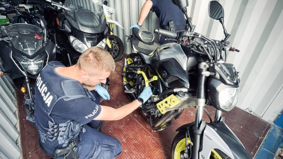 Akcja policji w Skwierzynie. Odzyskano motocykle skradzione w Niemczech (ZDJĘCIA)