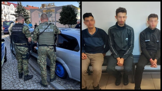 Ukrainiec wiózł nielegalnych imigrantów z Afganistanu. Wpadł przy granicy
