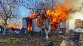 Pożar w Kostrzynie nad Odra. Płoną altany na działkach