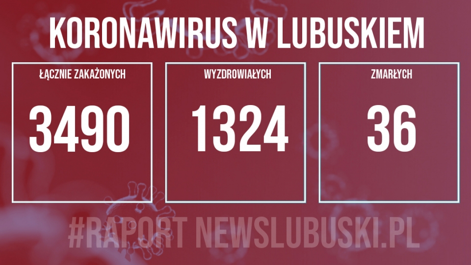 Koronawirus w Lubuskiem. Odnotowano 283 nowe przypadki zakażenia! Zmarła 1 osoba!
