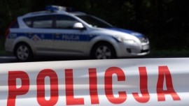 Wypadek w Kosieczynie. Pijany rowerzysta uderzył w naczepę ciężarówki