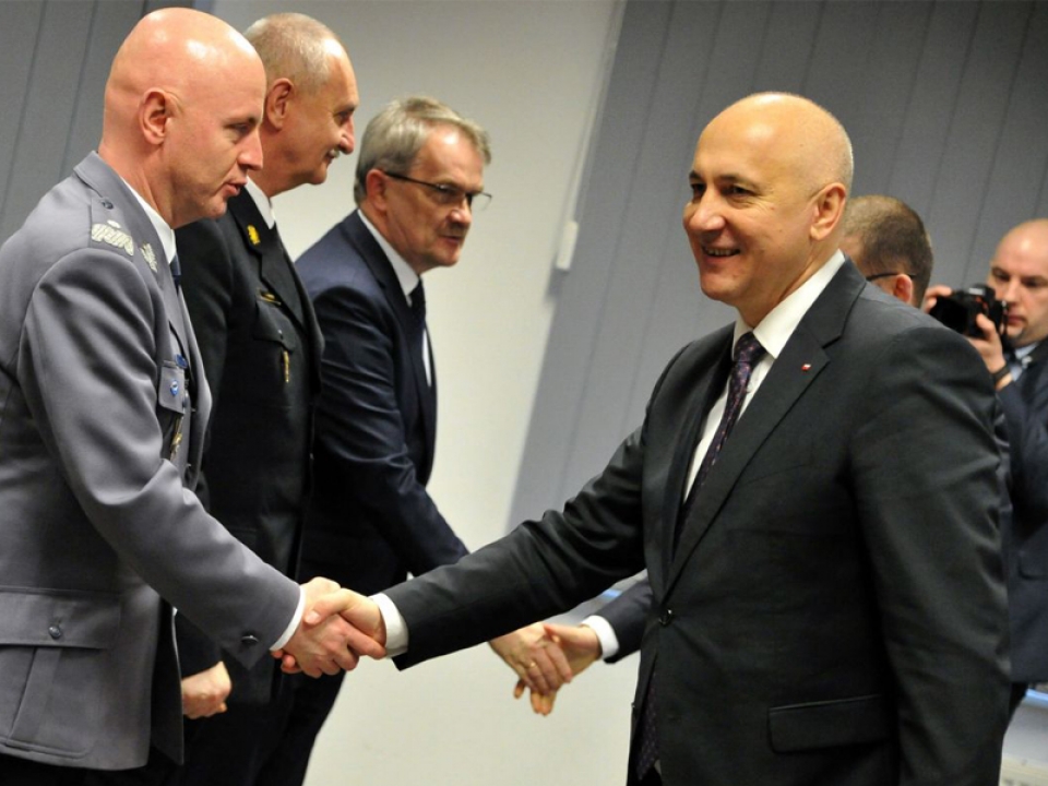 Minister Joachim Brudziński spotkał się w Gorzowie z przedstawicielami służb mundurowych