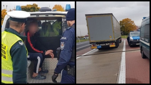 Pijany kierowca ciężarówki na krajowej &quot;92&quot;. Obywatel Białorusi miał ponad 1,6 promila