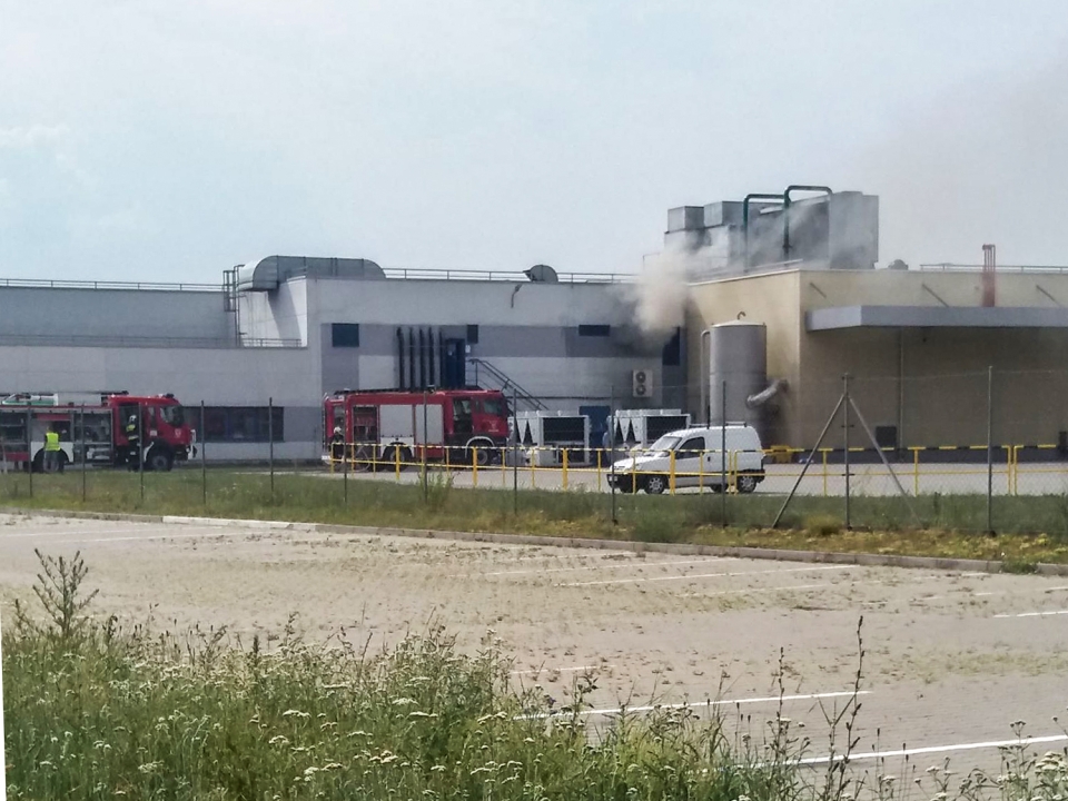 Kargowa: Pożar na terenie zakładu Nestle