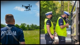 Drogówka z dronem polowała na kierowców w Krośnie Odrzańskim. Posypały się mandaty (ZDJĘCIA)