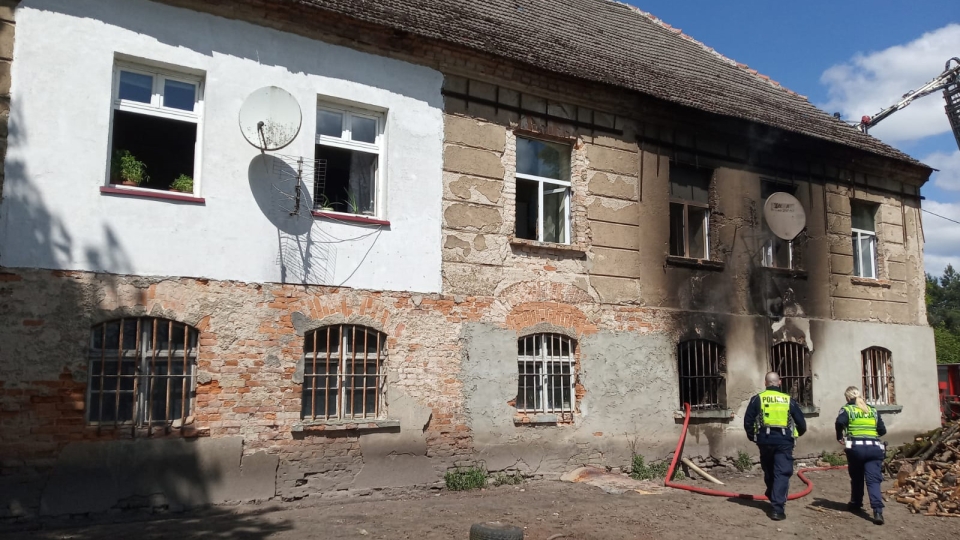 Tragiczny pożar pod Gorzowem. Jedna osoba nie żyje, jedna trafiła do szpitala!