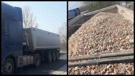 Cztery ciężarówki pełne gruzu i azbestu jechały z Niemiec do Polski (ZDJĘCIA)