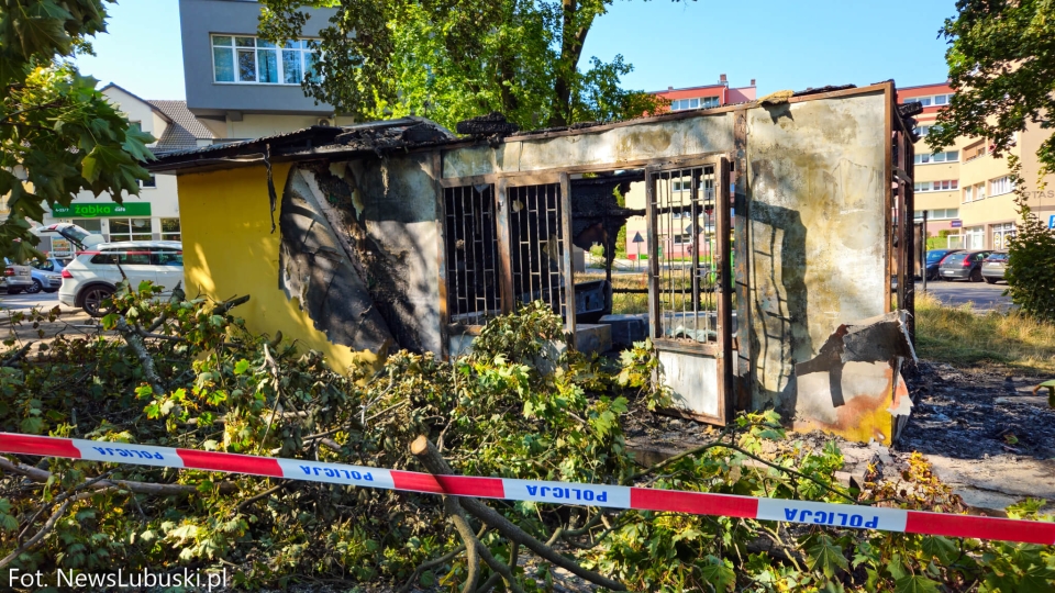 4/7 - Podpalenia w Zielonej Górze. Policja zatrzymała jedną osobę