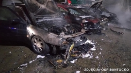 Gorzów: Ogromny pożar na parkingu pomocy drogowej
