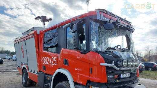 Zniszczony wóz strażacki z Gorzowa trafił na licytację!