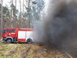 Ćwiczenia "Lubiszyn 2018" za nami. Pożar gasiły 32 zastępy straży pożarnej i samoloty (ZDJĘCIA)
