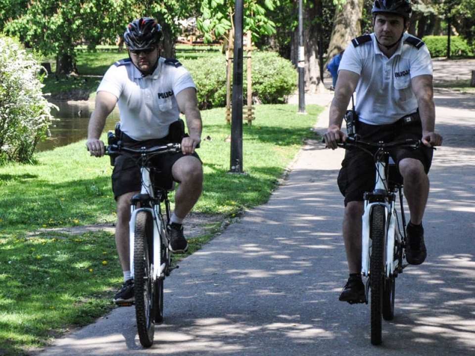 Patrole rowerowe w Gorzowie