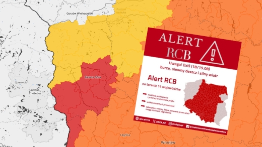 Pogoda Lubuskie. Najwyższy stopień ostrzeżenia dla części regionu
