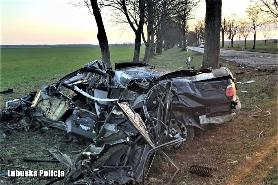 Tragiczny wypadek na DK22. Zginął młody kierowca BMW