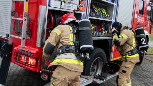 Pożar w szpitalu w Zielonej Górze. Ewakuowano pacjentów. Trwa akcja strażaków