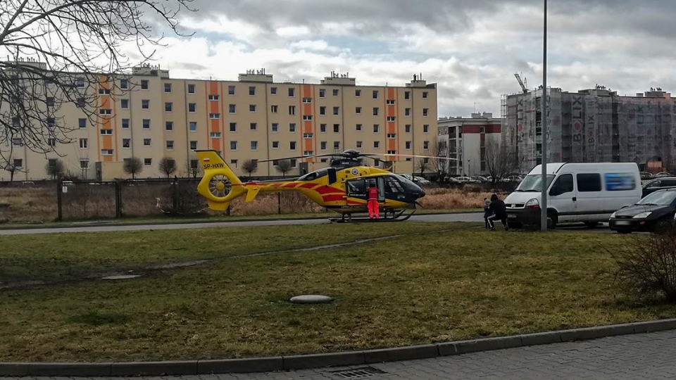 Śmigłowiec LPR wylądował w Sulechowie. Trwa akcja ratownicza