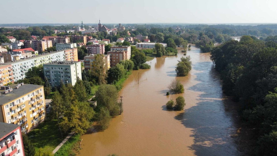 2/4 - Szprotawa czeka na falę powodziową. Tak teraz wygląda miasto