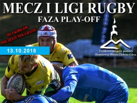 Zaproszenie na mecz I Ligi Rugby Faza Play-Off Wataha RCZG vs Sparta Jarocin