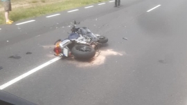 Wypadek na krajowej "32" koło Krosna Odrzańskiego. Ranny motocyklista