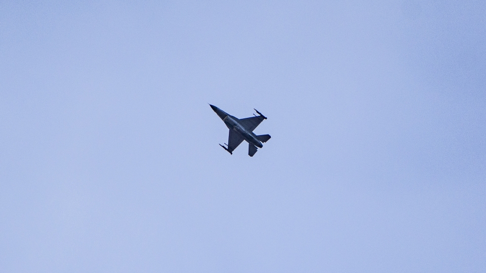 Myśliwce F16 latały nad Zieloną Górą! 