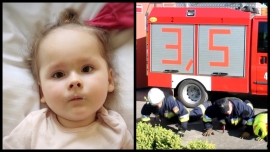 Córka strażaka walczy ze śmiertelną chorobą. Ruszyła zbiórka i pomoc dla 3-letniej Igi (FILM)