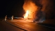 Pożar samochodu na autostradzie A2. Spłonął doszczętnie (ZDJĘCIA)