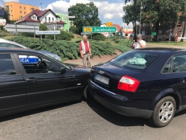 Pijany kierujący spowodował kolizję w Krośnie Odrzańskim. Miał przeszło 2,5 promila (ZDJĘCIA)