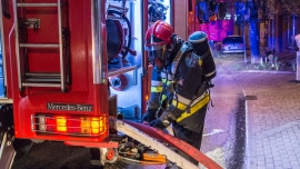 19-latek podpalił kiosk w Żarach. W środku było pięć osób, jedna została poparzona