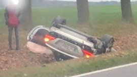 Poważny wypadek na DK32 pod Leśniowem Wielkim. W akcji śmigłowiec LPR!