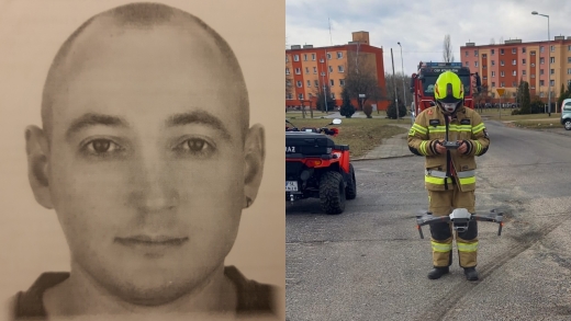 Zaginął 32-letni Andrzej Wieczór z Rzepina. Szuka go policja i straż pożarna