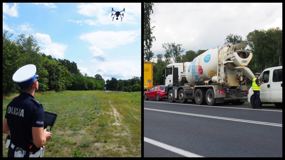 Drogówka z dronem polowała na kierowców w Słubicach