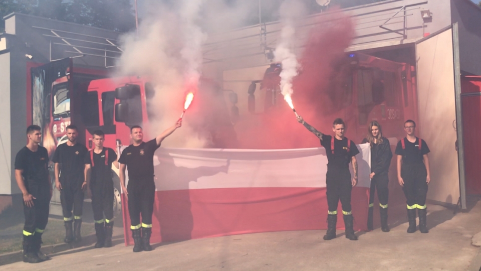 Lubuscy strażacy oddali hołd bohaterom Powstania Warszawskiego (FILM)