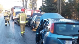Groźny wypadek w Droszkowie koło Zielonej Góry. Przyleciał śmigłowiec LPR (ZDJĘCIA)