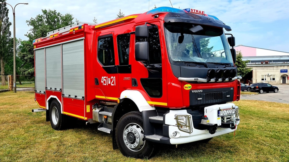 Nowe samochody gaśnicze dla lubuskich strażaków