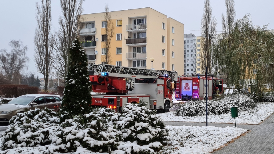 Trzy zastępy straży pożarnej na Zawadzkiego w Zielonej Górze. Co się stało?