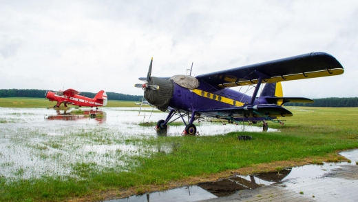 Woda zalała Aeroklub Ziemi Lubuskiej. Lotnisko zostało zamknięte