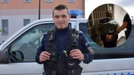 Policjant ze Świebodzina ścigał poszukiwanego na... rolkach