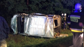 Wypadek busa na trasie Kargowa - Babimost. Dwie osoby ranne