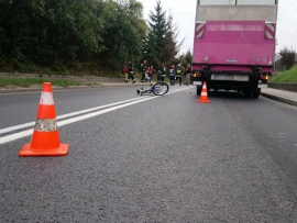 Potrącenie 10-letniego rowerzysty we Wschowie. W akcji śmigłowiec LPR