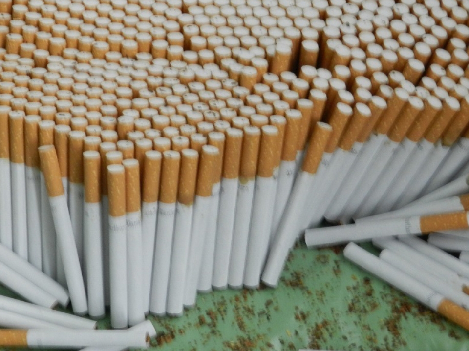 Zlikwidowano nielegalną wytwórnię papierosów