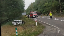 Wypadek na trasie Nowogród Bobrzański - Lubsko. Ranne dziecko i dwoje dorosłych