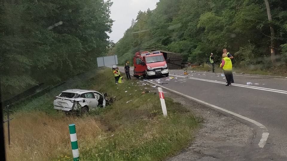 Wypadek na trasie Nowogród Bobrzański - Lubsko