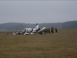 Wstępny raport PKBWL w sprawie wypadku samolotu na lotnisku w Przylepie