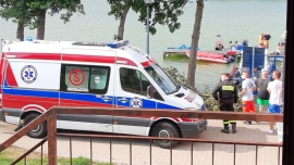 Tragedia nad jeziorem w Lubniewicach. Nie żyje 63-letni mężczyzna