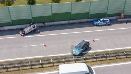 Groźny wypadek na autostradzie A2 koło Świebodzina