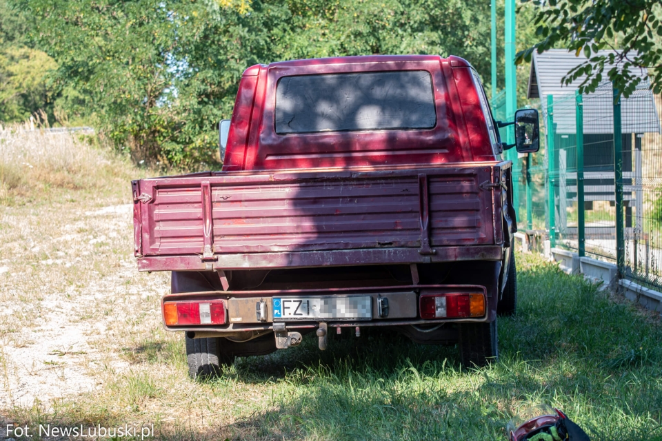 4/6 - Wypadek na DK27 pod Zieloną Górą. Poszkodowany motocyklista