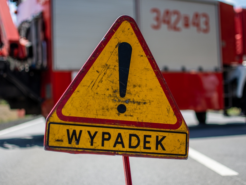 Słubice: Wypadek koło Lisowa. Droga krajowa nr 31 jest zablokowana