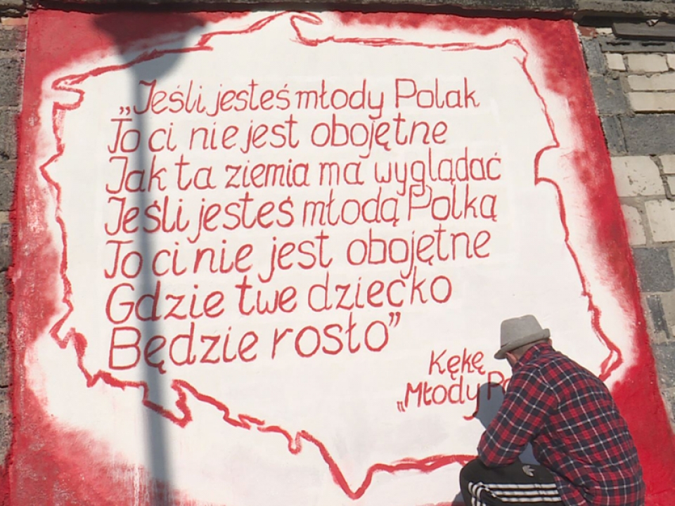 Patriotyczne murale w Babimoście (FILM)