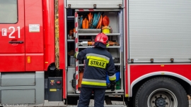 Strażacy z OSP Nietków testowali zadymiarkę. Mieszkaniec zgłosił pożar