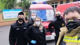 #StrażacyMedykom: Jednostki OSP spod Gorzowa przekazały dary dla szpitala (ZDJĘCIA)